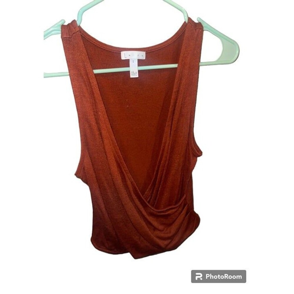 Orange Leith Top